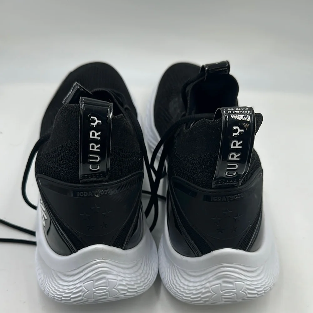 Under Armour Mens UA Team Curry 8 NM Flow Basketball Shoes Black Size 14m 15.5w